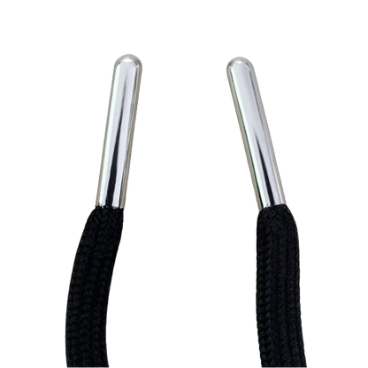 Premium Drawstring Cord – 140cm (55") 6mm Polyester Rope Sweatshirts, Hoodies, Joggers - Black and White Pins & Needles