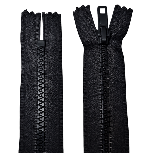 Chunky Closed End Zip 10" (25cm) With Self Colour Pull Pins & Needles