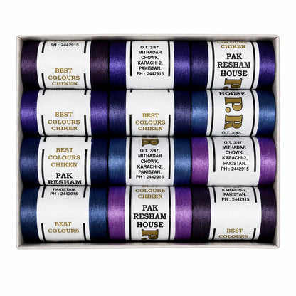 Machine Embroidery Threads - Box Of 12 Reels ** BUY 2 GET 1 FREE !!! Pins & Needles