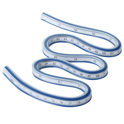 Flexi Curve Ruler – Flexible Tool Drafting, Design and Craft Pins and Needles