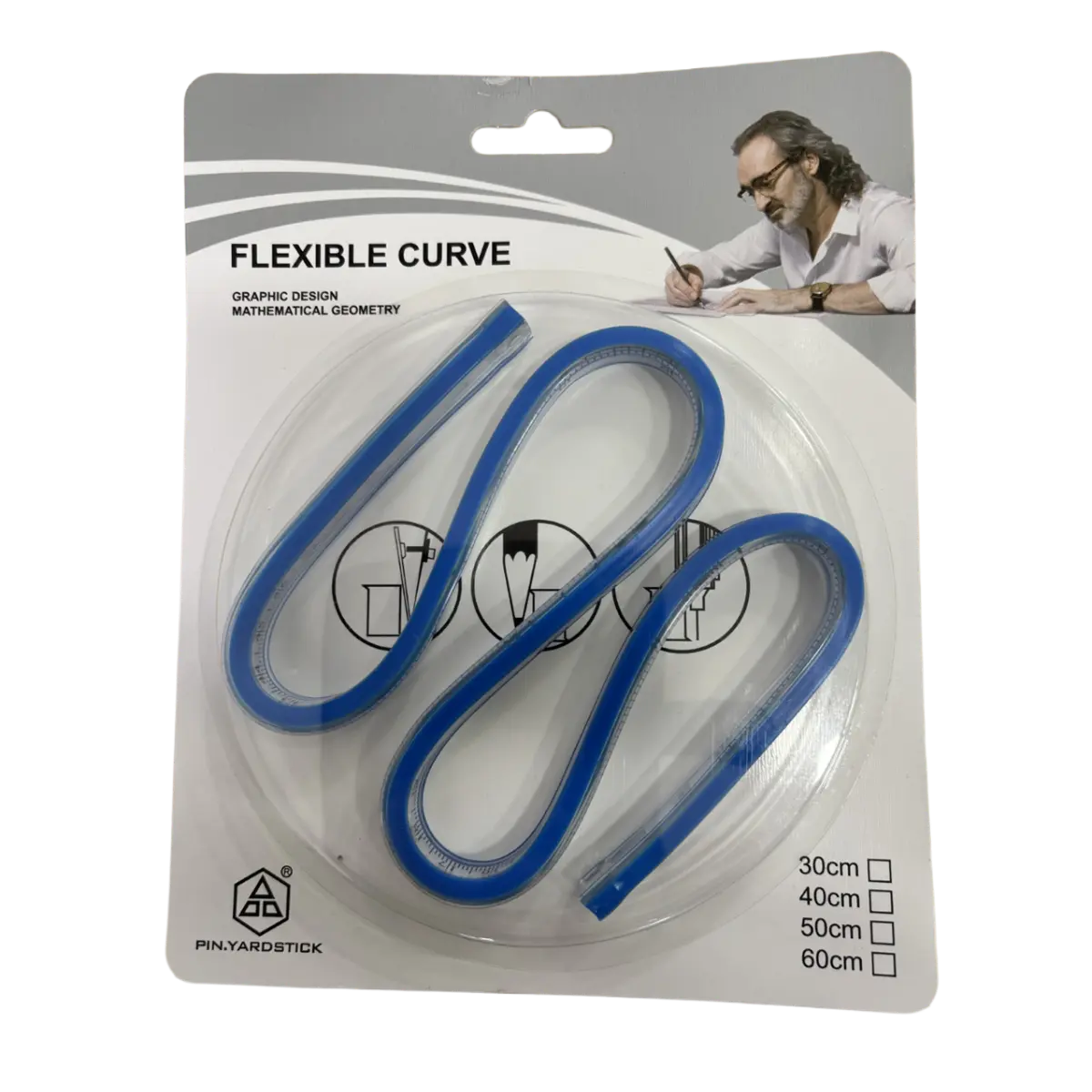Flexi Curve Ruler – Flexible Tool Drafting, Design and Craft Pins and Needles