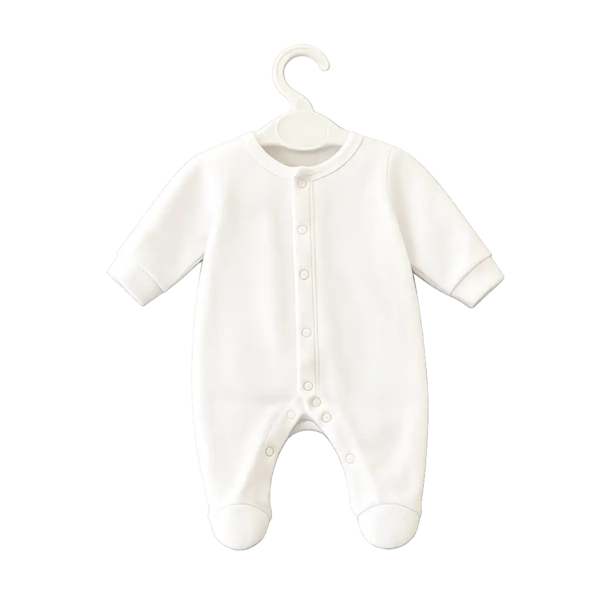 Children’s Plastic Frame Hanger With Hooks - White – Baby & Toddler Clothes Pins and Needles