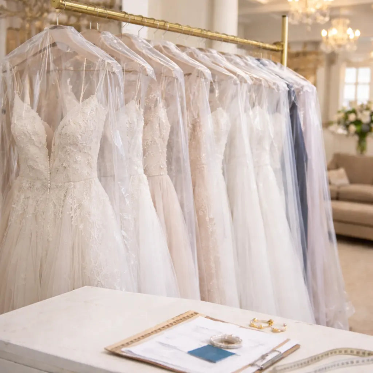 Garment Cover Rolls - Bags On A Roll For Professional and Personal Use Pins & Needles