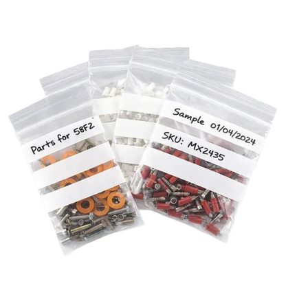 Grip Seal Bags Resealable - Write On Panel  For Easy Identification And Referencing Pins and Needles