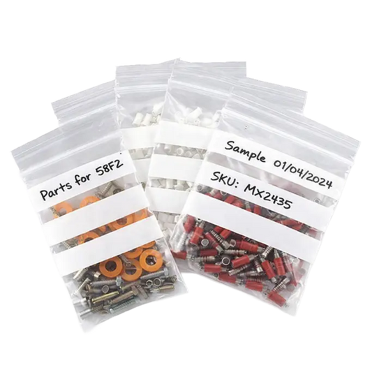 Grip Seal Bags Resealable - Write On Panel  For Easy Identification And Referencing Pins and Needles