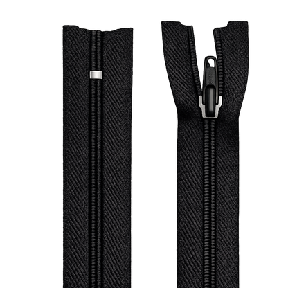 Nylon Dress & Skirt Closed End Zip 16" (40cm) With Self Colour Metal Slider