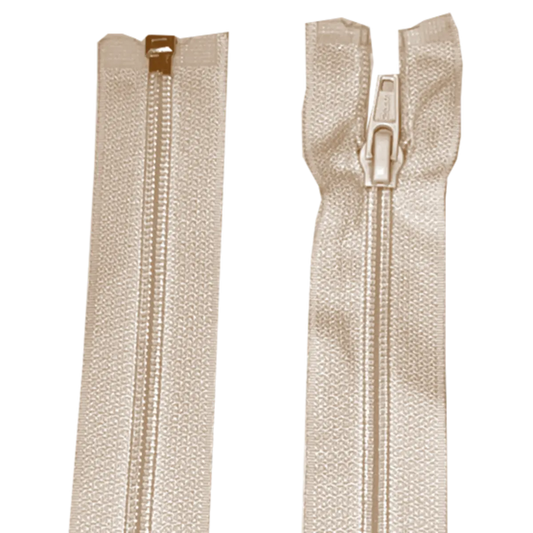 Nylon Open Ended Zip 13" (33cm) With Self Colour Metal Slider