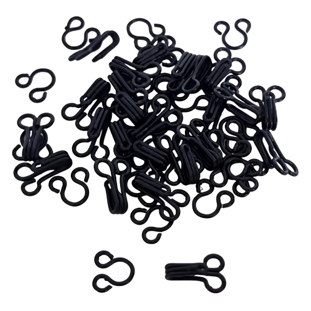 Black Hooks and Eyes for Sewing & Dressmaking Pins & Needles