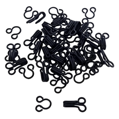Black Hooks and Eyes for Sewing & Dressmaking Pins & Needles
