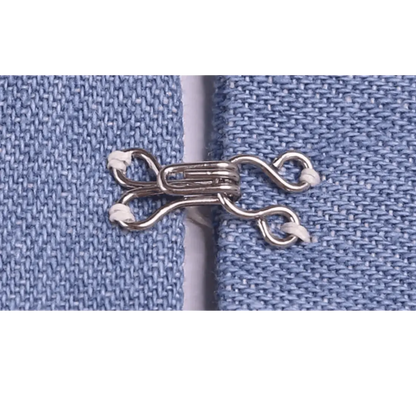 Nickel-Free Silver Hooks And Eyes For Sewing & Dressmaking Pins & Needles
