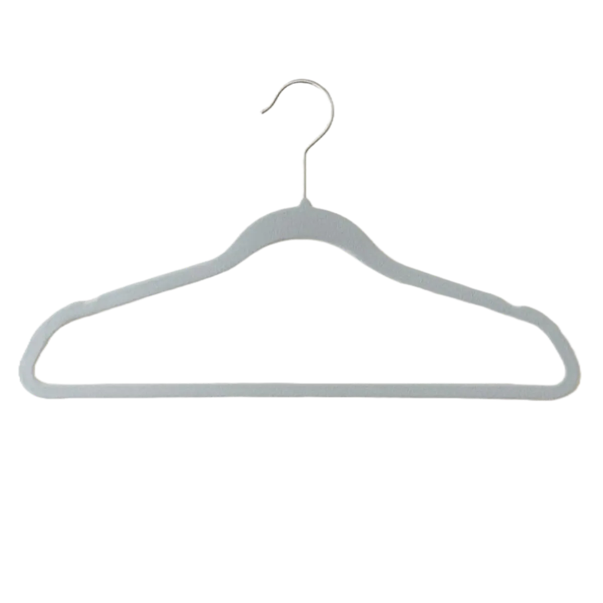 Velvet Coat Hangers, Slimline & Space-Saving 41cm Black, Ivory, Grey Pins and Needles
