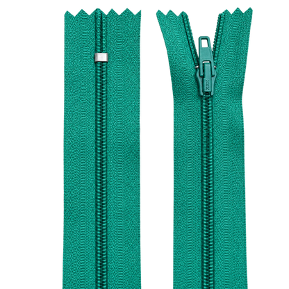 Nylon Dress & Skirt Closed End Zip 16" (40cm) With Self Colour Metal Slider