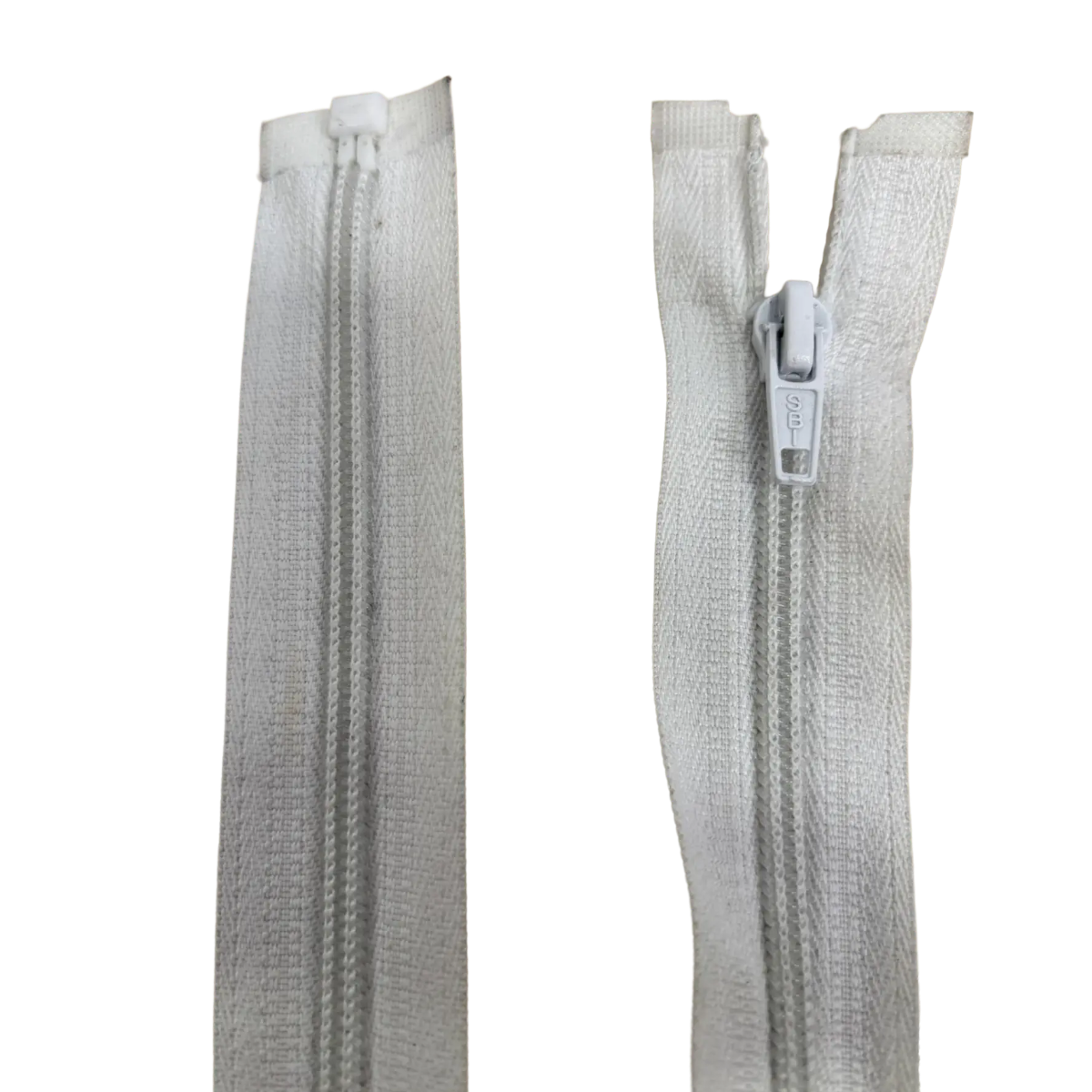 Nylon Open Ended Zip 16" (40cm) With Self Colour Metal Slider