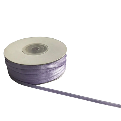 Lilac Double Sided Satin Ribbons - 3mm Wide By 10mts