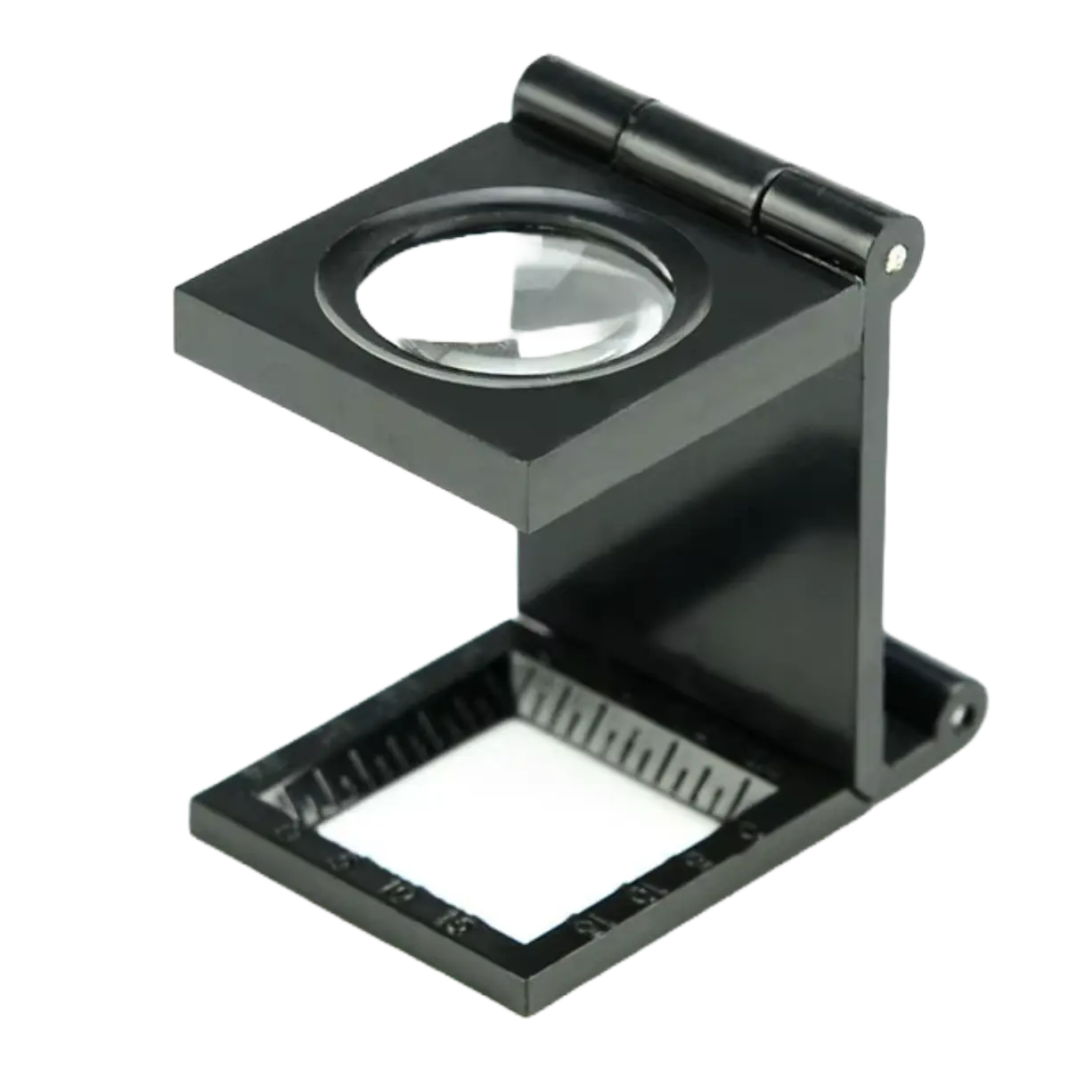 Magnifying Sewing Thread Counter & Linen Tester – Folding ¾″ × ¾″ Pins and Needles