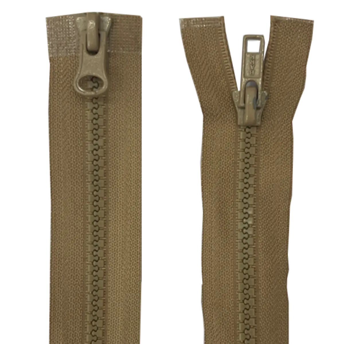 Heavy Duty Moulded Plastic 2 Way Chunky Zip 18" (45cm)