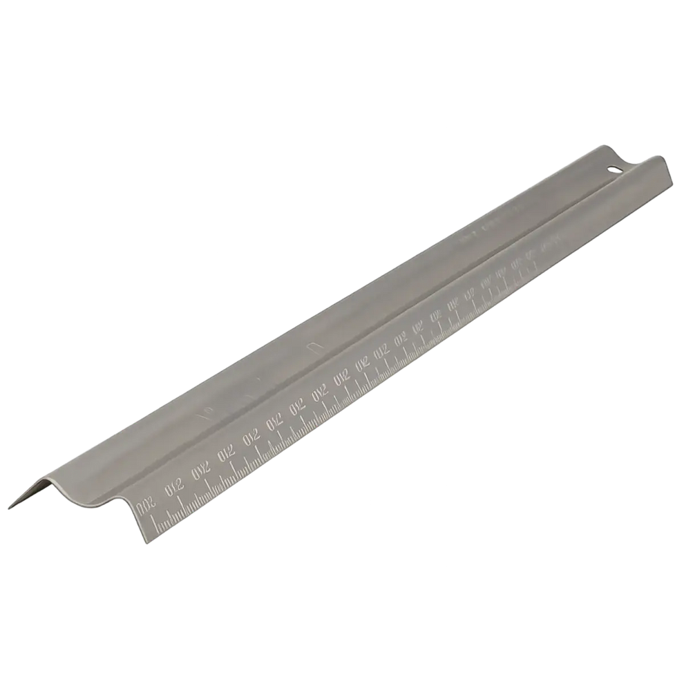 Push Pin Measuring Ruler Maun Safety Ruler – M-shaped profile for Cutting, Scoring & Measuring ...
