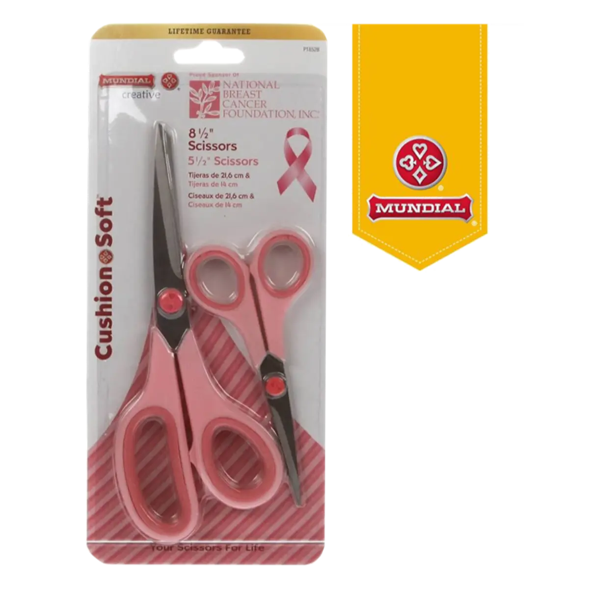 Mundial Cushion Soft Lightweight Scissors P1852B Creative Set Pins & Needles