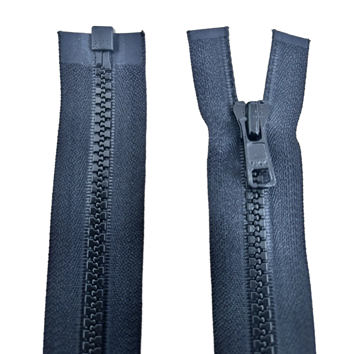 Chunky Open Ended Zip 19" (48cm) With Self Colour Metal Ring Pull