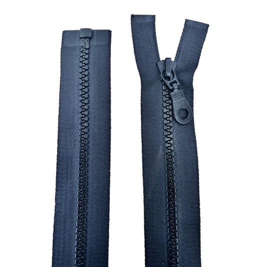 Chunky Open Ended Zip 19" (48cm) With Self Colour Metal Ring Pull