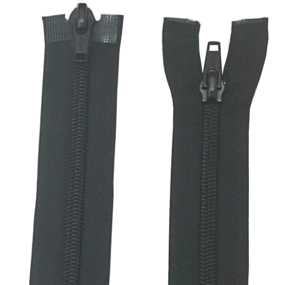 Double Slider 2 Way Nylon/Plastic Zip - With Metal Sliders 17" (43cm)