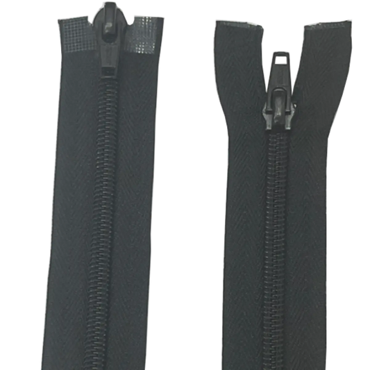 Double Slider 2 Way Nylon/Plastic Zip - With Metal Sliders 27" (68cm)