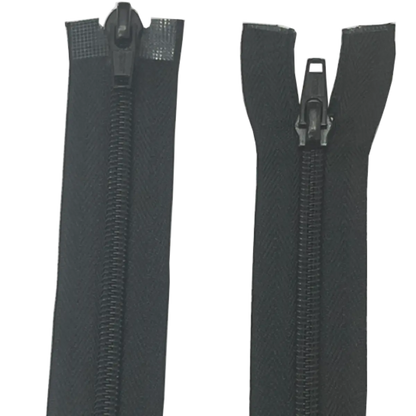 Double Slider 2 Way Nylon/Plastic Zip - With Metal Sliders 21" (53cm)