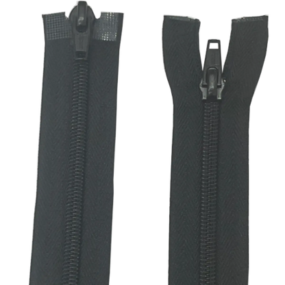 Double Slider 2 Way Nylon/Plastic Zip - With Metal Sliders 18" (45cm)
