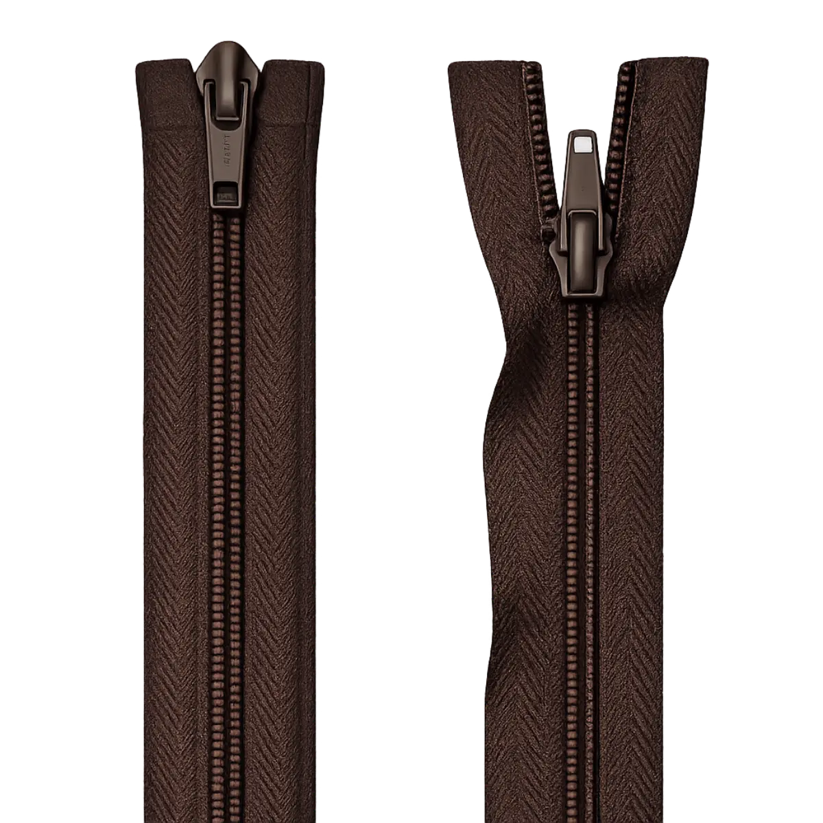 Double Slider Nylon/Plastic 2 Way Zip - With Metal Sliders 19" (48cm) Pins & Needles