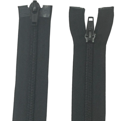 Double Slider 2 Way Nylon/Plastic Zip - With Metal Sliders 19" (48cm)