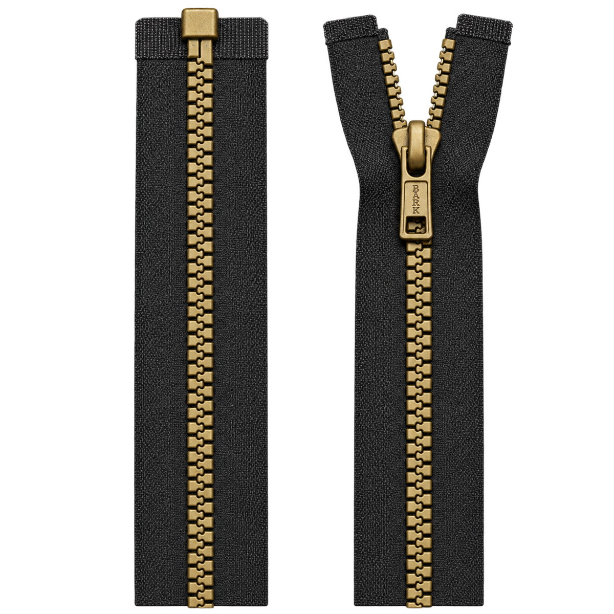Chunky Open Ended Zip 25" (63cm) With Self Colour Metal Ring Pull