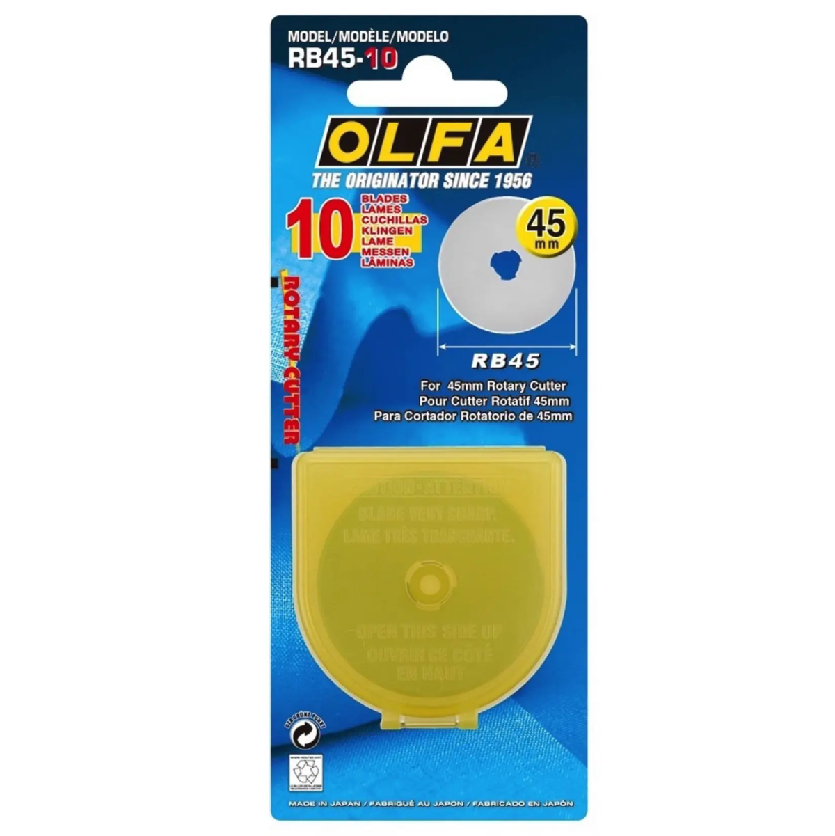 Olfa Rotary Cutter Replacement Blades RB45 10 Pack