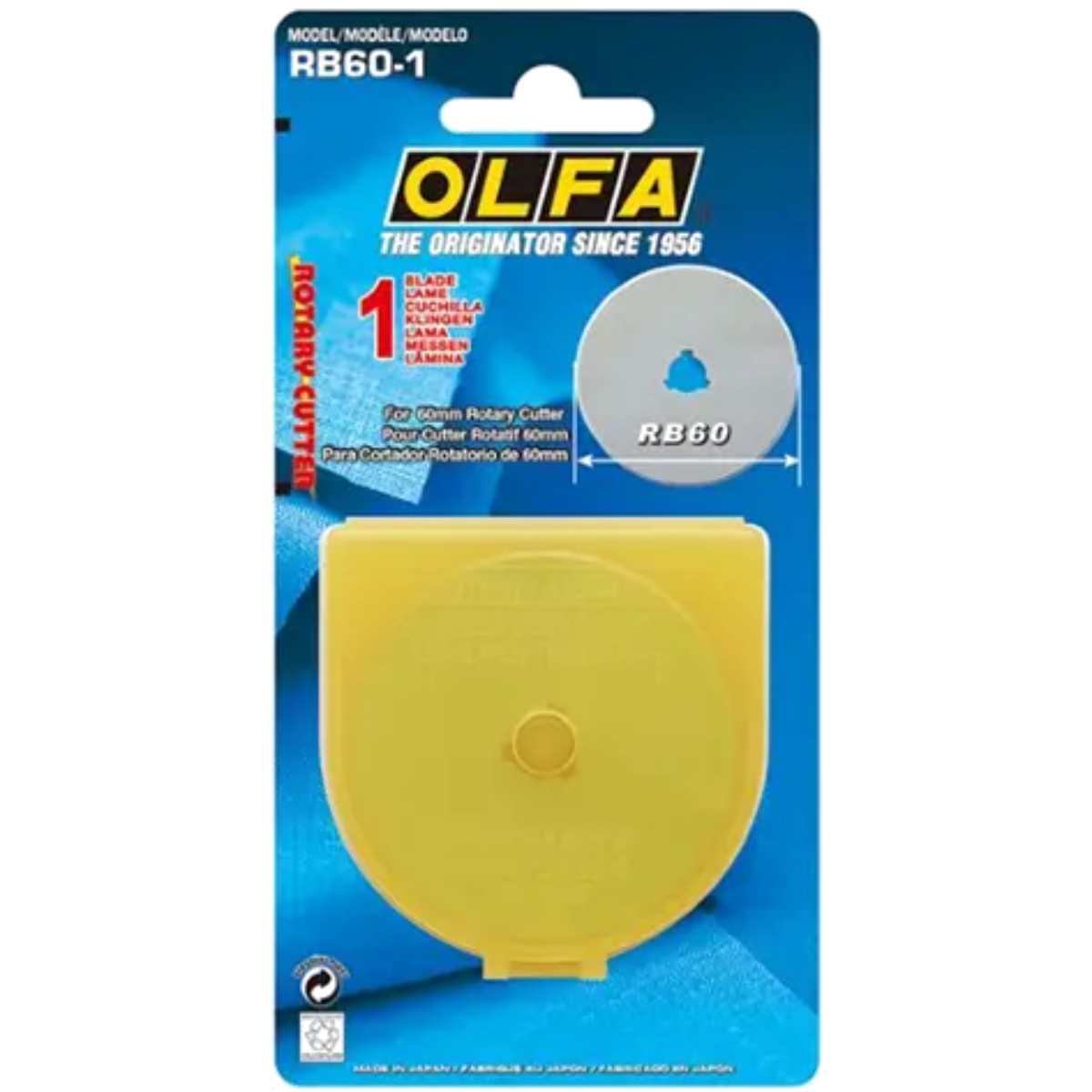 Olfa Rotary Cutter Blades RB60 Single Pack