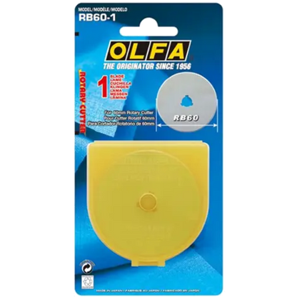 Olfa Rotary Cutter Blades RB60 Single Pack