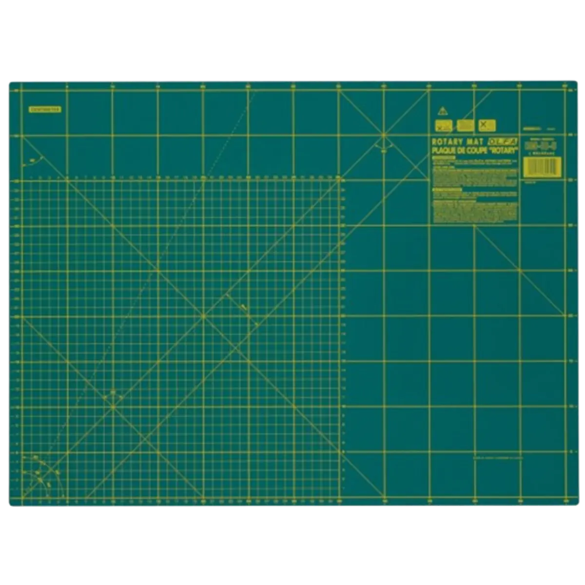 Olfa Rotary Cutting Mat Self-Healing– Professional Multi-Purpose Craft Mat Pins and Needles