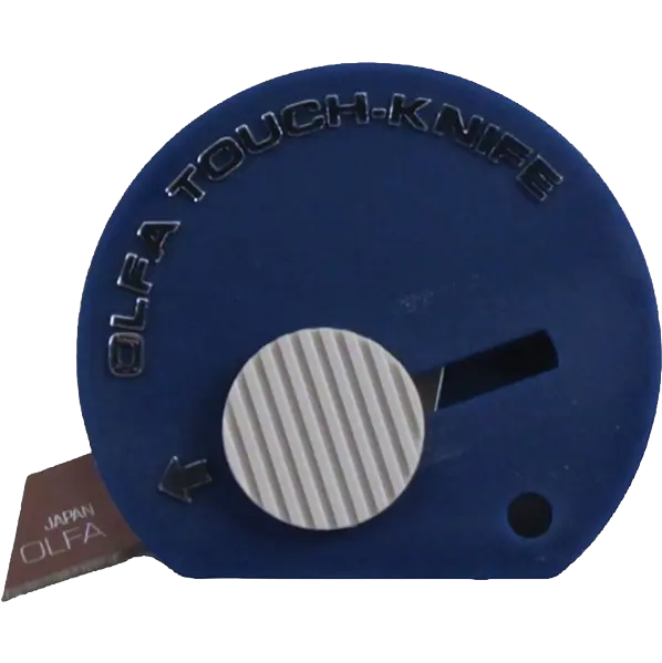 Olfa Touch Knife TK-4 – Retractable Compact Pocket Knife -Crafts, Packaging Pins and Needles