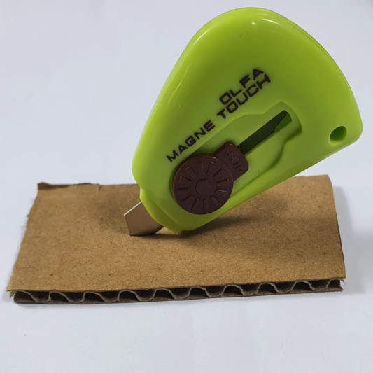 Olfa TK-3M Touch Knife | Magnetic, Auto-Retracting Utility Cutter, Pocket Size Pins and Needles
