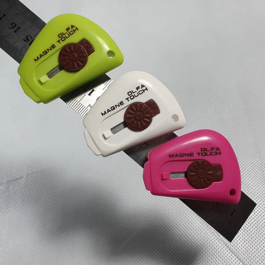 Olfa TK-3M Touch Knife | Magnetic, Auto-Retracting Utility Cutter, Pocket Size Pins and Needles