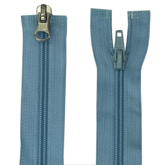 Double Slider 2 Way Nylon/Plastic Zip - With Metal Sliders 20" (51cm)