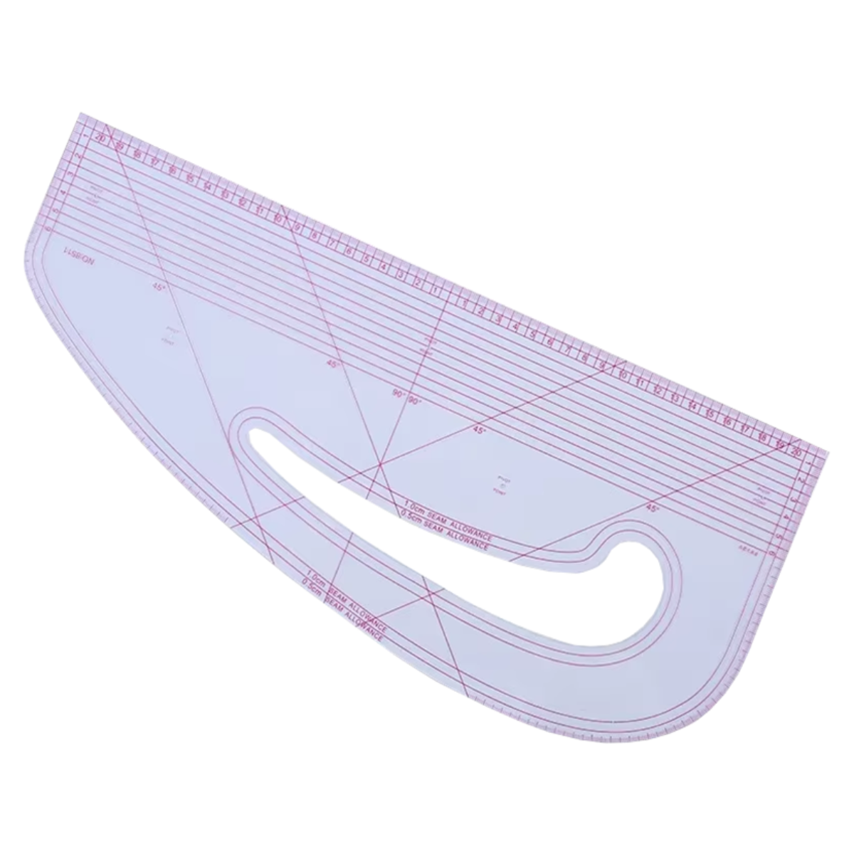 Pattern Curve Master – Flexible Ruler for Sewing & Design Pins & Needles