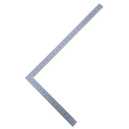 Professional Aluminium Designer L-Square Ruler – Available in Metric, Imperial or Dual Scale Pins & Needles