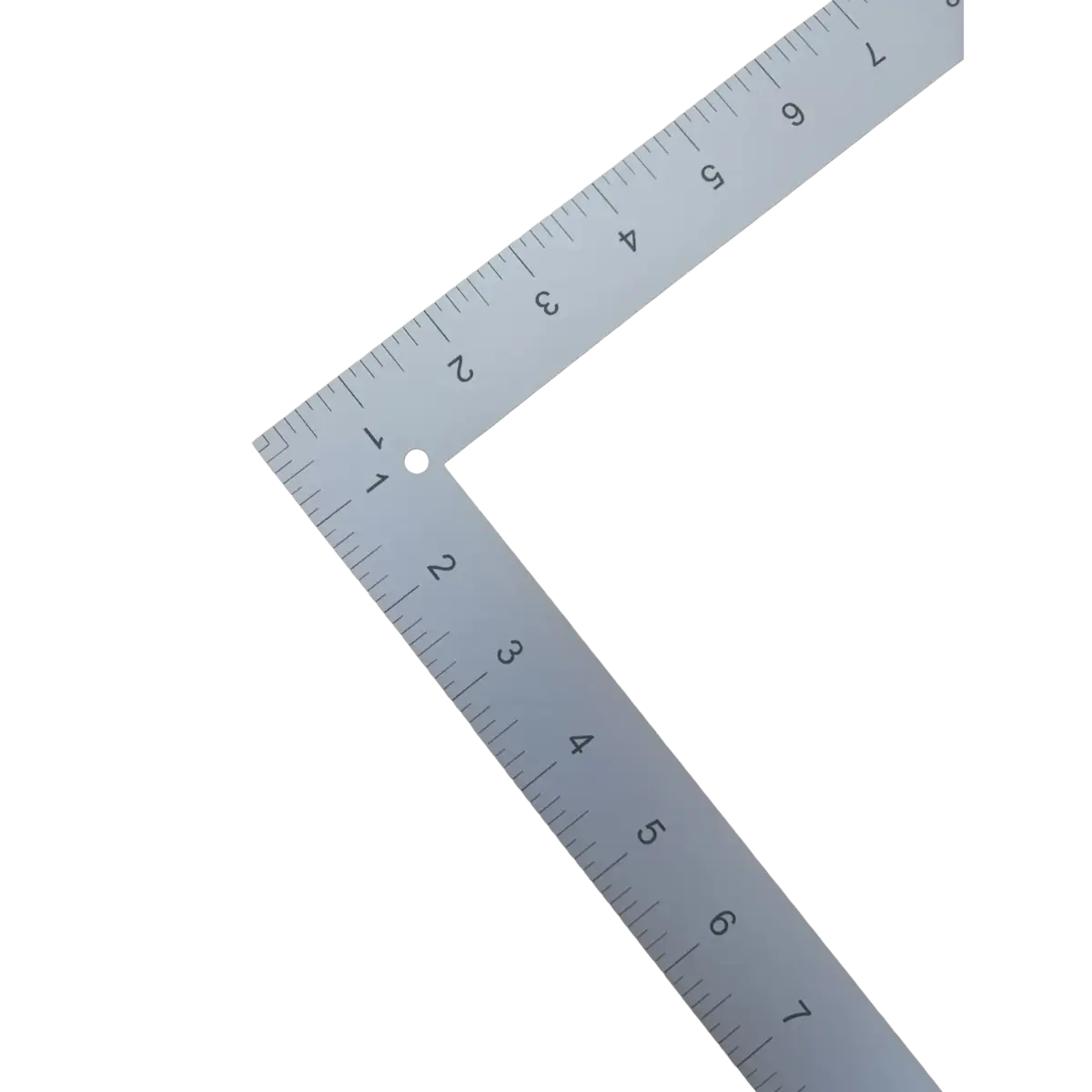 Professional Aluminium Designer L-Square Ruler – Available in Metric, Imperial or Dual Scale Pins & Needles
