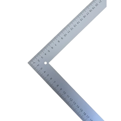 Professional Aluminium Designer L-Square Ruler – Available in Metric, Imperial or Dual Scale Pins & Needles