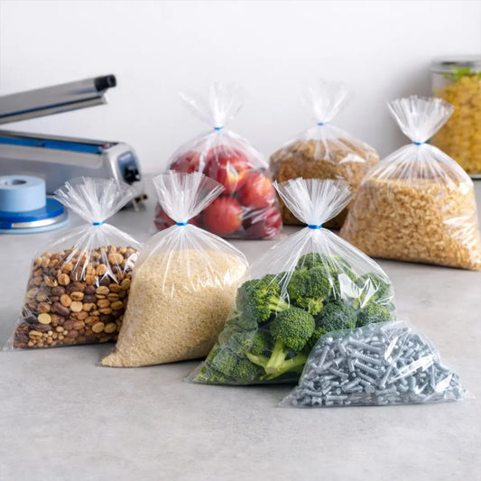 Clear Packaging Bags Plain Polythene LDPE 100G Pins and Needles