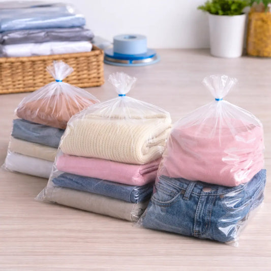 Clear Packaging Bags Plain Polythene LDPE 250G Pins and Needles