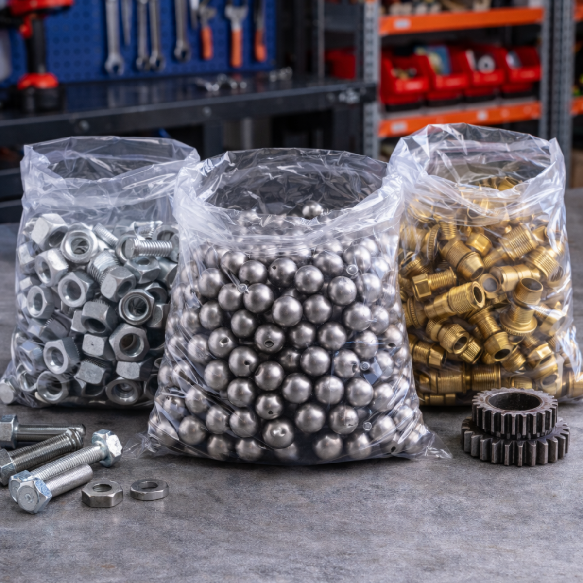 Clear Packaging Bags Plain Polythene LDPE 150G Pins and Needles