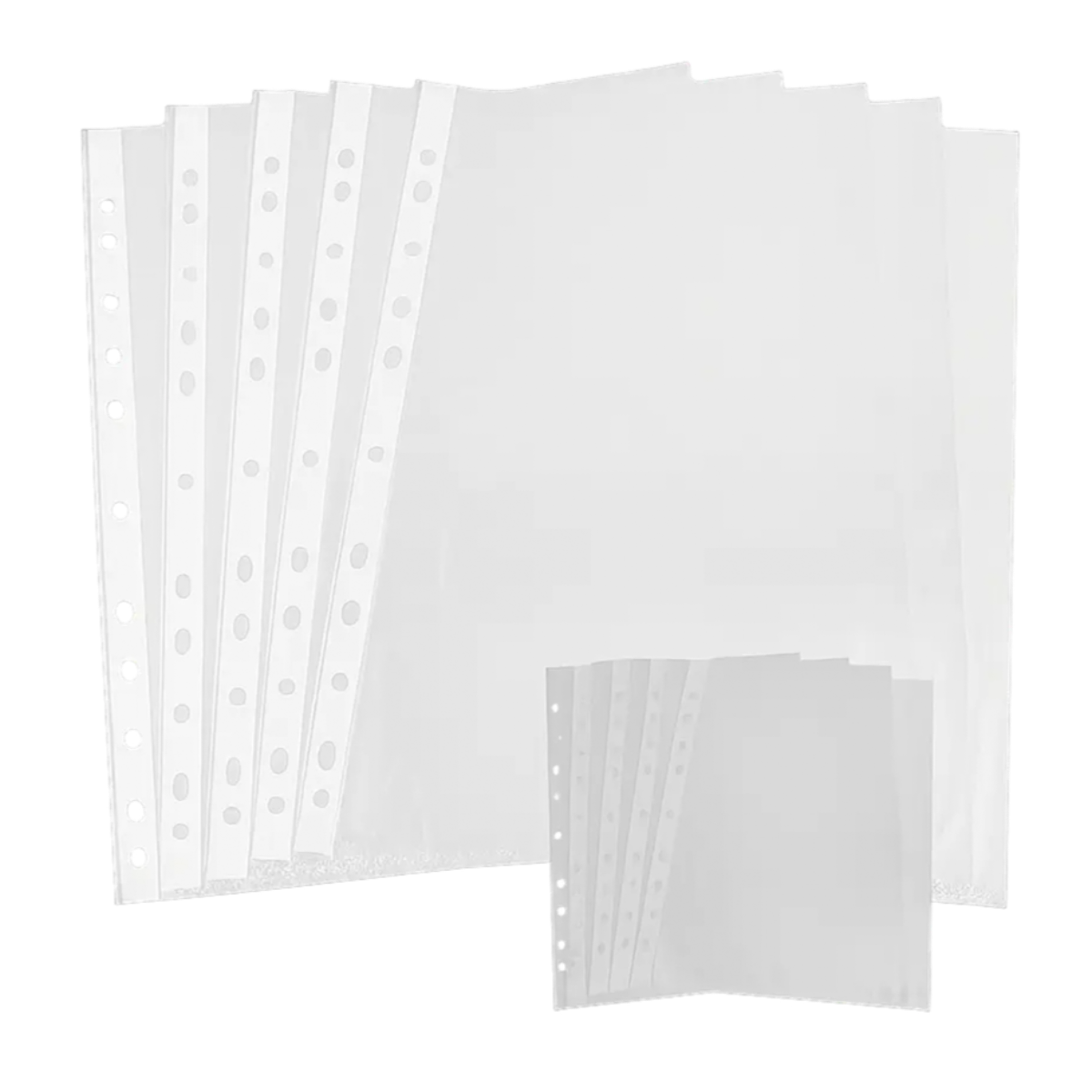 Q-Connect A4 Punched Pockets 50 Micron Embossed Polypropylene – Pack of 100 Pins & Needles