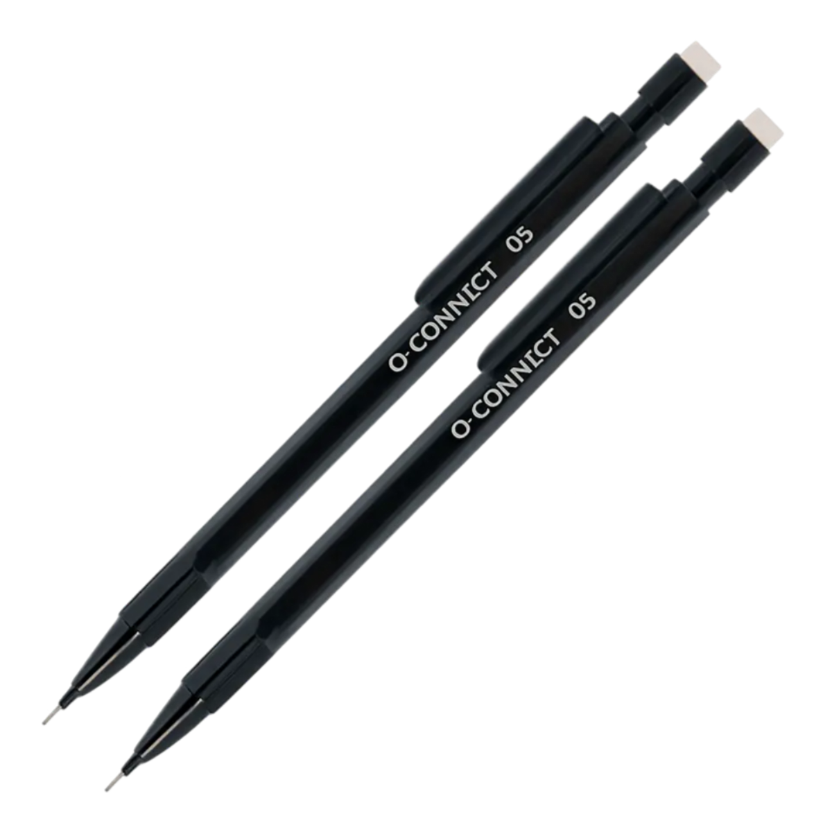 Q-Connect Mechanical Pencils – 0.5mm & 0.7mm HB Lead | Packs of 2 or 10 | With Eraser & Refills Pins & Needles