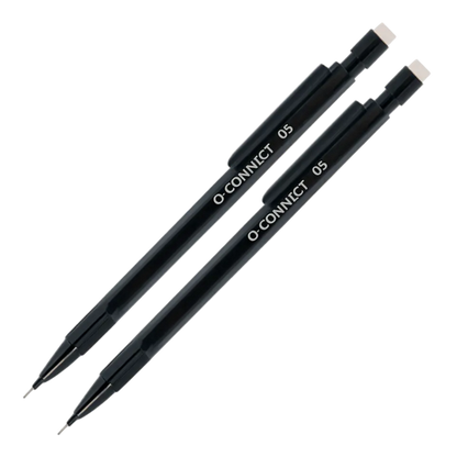 Q-Connect Mechanical Pencils – 0.5mm & 0.7mm HB Lead | Packs of 2 or 10 | With Eraser & Refills Pins & Needles