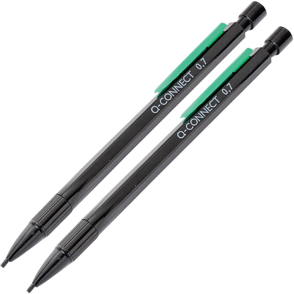 Q-Connect Mechanical Pencils – 0.5mm & 0.7mm HB Lead | Packs of 2 or 10 | With Eraser & Refills Pins & Needles